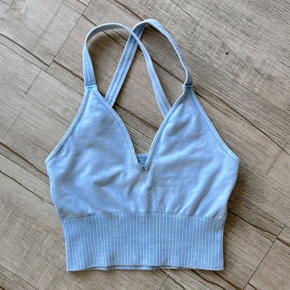 FP NWOT Good Karma Crop in Ocean Breeze- XS/S - Picture 5 of 8